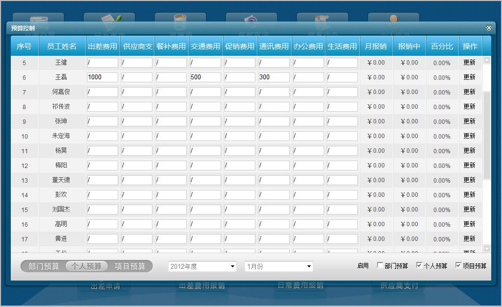 兴元X/3网上报销系统