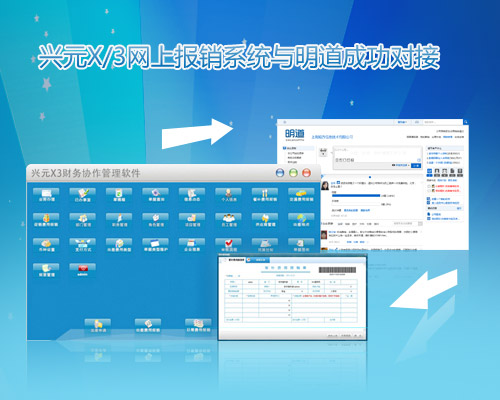 兴元X/3网上报销系统与明道成功对接